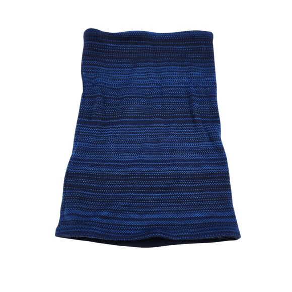 Smartwool Thermal Merino Wool Reversible Neck Gaiter Unisex Deep Navy Stripe - Picture 3 of 5